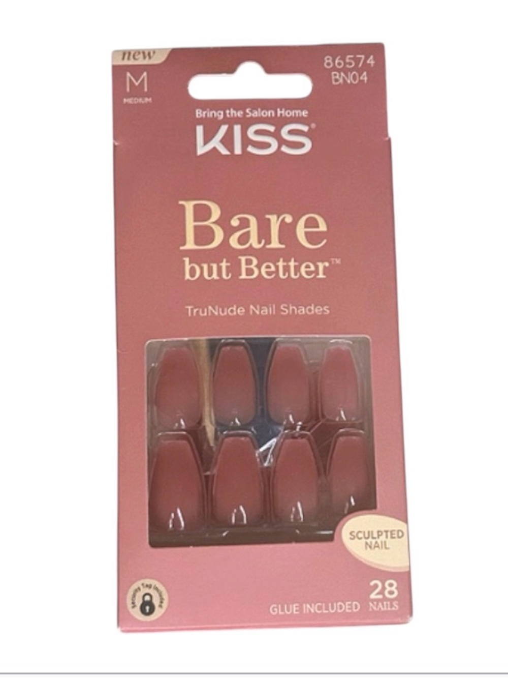 KISS Bare but Better TruNude press on nails